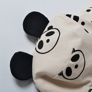 Lindo Sombrero de Pescador con Forma de Panda para Bebés y Niños, Protección Solar para la Cabeza, Ideal para Viajes y Playa - Product Image 6