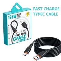 Câble USB 2.0 vers USB-C 1m, blindage tressé, matériau silicone, charge rapide 6A, gaine TPE, pour usage mondial