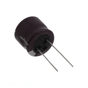 ตัวเก็บประจุ uF 390 uF 20% 63V ตัวเก็บประจุแบบมีรูผ่านรูผ่านทาง UPW1J391MHD6TN ผ่านทางรัศมี th 390 uF - Product Image 1