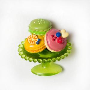 תה הסיטונאי אחר הצהריים תה 3D שרף מקרר מגנטים-לוגו מותאם אישית מזכרת קישוט הביתה מגנטים - Product Image 4