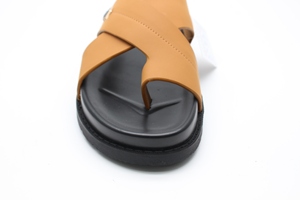 Zapatillas clásicas de cuero de vaca de lujo de Oriente Medio <span class=keywords><strong>para</strong></span> <span class=keywords><strong>hombre</strong></span>, <span class=keywords><strong>sandalias</strong></span> deslizantes de fondo plano <span class=keywords><strong>originales</strong></span>, nuevo diseño suave, gran oferta - Product Image 3