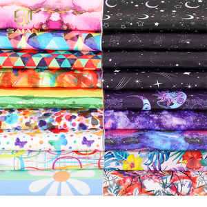 Tùy chỉnh đầy màu sắc bầu trời đầy sao mẫu thiết kế in kỹ thuật số bộ nhớ Composite Polyester Vải cho nhà dệt - Product Image 2