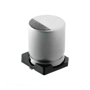 ตัวเก็บประจุ EMZR160ARA221MF61G แบบยึดผิว220 uF 220 uF 20% 16V SMD - Product Image 1