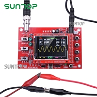 Kit de Osciloscopio, Osciloscopio Digital de Bolsillo TFT de 2.4 Pulgadas, Kit de Piezas DIY, Juego de Aprendizaje Electrónico con Componentes SMD Soldados