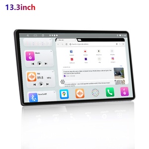 Ultimo lettore DVD per auto con grande schermo da 13.3 pollici 2DIN Radio 2 + 32GB 2000*1000 GPS 4G Carplay wifi lettore Android - Product Image 2