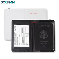 10 Fundas para Pasaportes Sublimables de Cuero PU, Porta Pasaportes de Viaje, Funda para Tarjetas de Visita y Tarjetas de Crédito