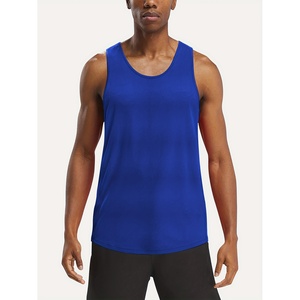 Men's High Quality Athletic Tank Tops Quick Dry Moisture <b>Wicking</b> Sleeveless Shirts Men's Tank Tops - Product Image 3