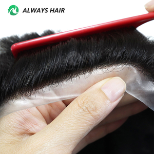 Vente en gros pas cher pleine tête perruque de <span class=keywords><strong>cheveux</strong></span> humains courte pour femmes 6 "<span class=keywords><strong>cheveux</strong></span> indiens raides 130% densité peau mince base casquette attachée à la main nouveau - Product Image 5