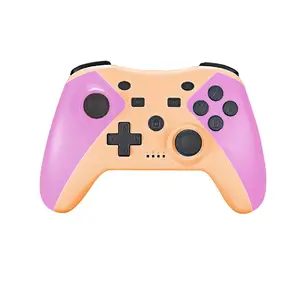 Interruttore modalità privata controller Bluetooth Wireless con vibrazione 6 assi sensore movimento interruttore pro gamepad arancione