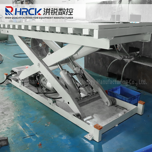 Hongrui 3 Tonnen Scheren hub tisch Einfach zu bedienende elektrische Hydraulik stahl plattform Zustand Neu - Product Image 3