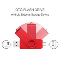 2 IN 1 USB Tipe C flash drive 128GB 64GB 32GB 16GB 8GB 4GB usb 2.0 3.0 pendrive untuk ponsel dan PC