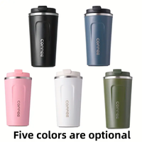 Tasse intelligente LED de 380ml et 510ml avec logo personnalisé Affichage de la température Tasse à vide en acier inoxydable à double couche pour le bureau et le voyage