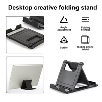 Soporte de escritorio para teléfono móvil, plegable, ajustable, para teléfono inteligente, soporte fijo portátil para cocina, organizador de estante móvil