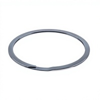 Anneaux de retenue robustes en acier inoxydable à spirale interne à 2 tours, 40-52 HRC, anneau élastique en fil métallique sans oreille, norme britannique