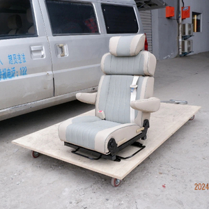 Lit de voiture pliable en cuir de luxe pour longs trajets, design ergonomique confortable, <span class=keywords><strong>canapé</strong></span> de van avec oreiller amovible - Product Image 2