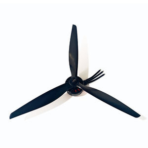 Nylon renforcé de fibre de verre noir 13 pouces 3 pales hélice en nylon renforcé de carbone noir pour drone <span class=keywords><strong>Rc</strong></span> FPV - Product Image 1