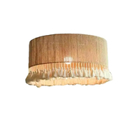 Lampe suspendue moderne en rotin tressé à hauteur réglable, luminaire de plafond en fer forgé, nouveau modèle AC