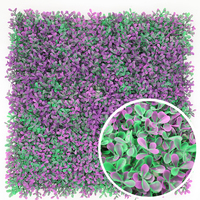 Panneau d'herbe de mur de haie de buis artificiel populaire de haute qualité pour la décoration de la maison toile de fond d'herbe verte panneaux de clôture verts