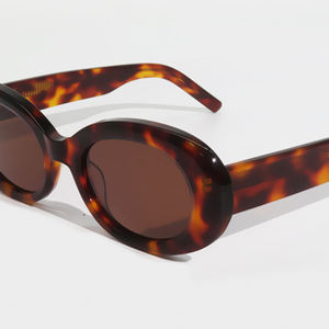 Lunettes de soleil de luxe de haute qualité en <span class=keywords><strong>bio</strong></span>-acétate, polarisées UV400, œil de chat, design tendance, lunettes de soleil en acétate Mazzucchelli écologiques pour femmes - Product Image 2