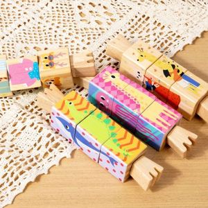 Rompecabezas de Viaje para Niños, Bloques de Animales Adorables, Juego de Actividades de Avión, Rompecabezas Giratorios y Deslizantes para Niños y Niñas - Product Image 1
