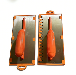 Tiler Spatule à dents dentelées en acier inoxydable pour plâtre et mastic, outil de raclage et de finition - Product Image 2