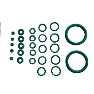 Kit de joints toriques en caoutchouc fluoré vert - OD3.5-30mm, épaisseur 1.2mm, rondelle de fixation, joint plat pour applications d'étanchéité - Product Image 1