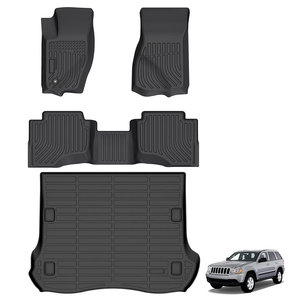 Alfombrillas de Coche 3D para Todo Clima, Hechas a Medida, Antiderrames, de TPE, para Jeep Grand Cherokee WK III 2005-2010 - Product Image 1