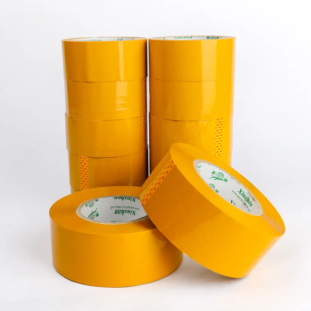 Fabrik neuestes Bopp-Verpackungsband Bopp formgiftiges Band Kleber durchsichtiges gelbes Verpackungsband