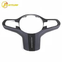 Pour BMW Garniture de volant en fibre de carbone sèche G30 X3 G01X4 G02 6 SER GT G32 2017-19, Cache central de volant intérieur, Amélioration automobile