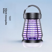 Piège à insectes LED à ondes lumineuses transfrontalières 2025, lampe d'urgence SOS pour camping en extérieur, batterie intégrée, répulsif moustiques, IP33