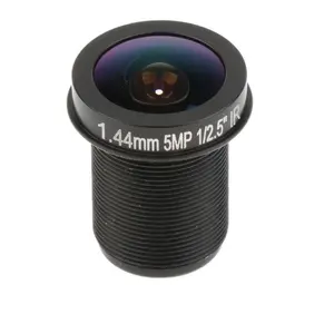 Ống Kính Mắt Cá Độ Dài Tiêu Cự 5 Megapixel 1.44Mm Ống Kính Hồng Ngoại 1/1/2 Ống Kính Cảm Biến Hình Ảnh Ngàm M12