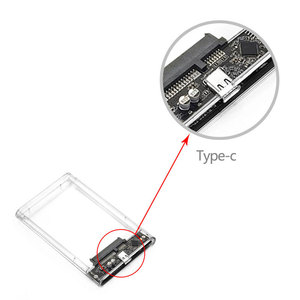 Type C External Case 2.5 Inch SATA SSD <b>Enclosure</b> USB 3.1 For PC Phone Data Storage - Product Image 2