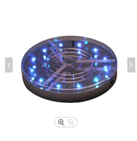 Base de lampe laser LED ronde à télécommande 12 pouces narguilé shisha lumière LED tasse plate bouteille base LED
