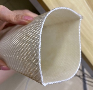 Tuyau de lutte contre l'incendie blanc à haute pression de 16 barres, tube de 3 pouces d'épaisseur en toile polyester PVC - Product Image 6