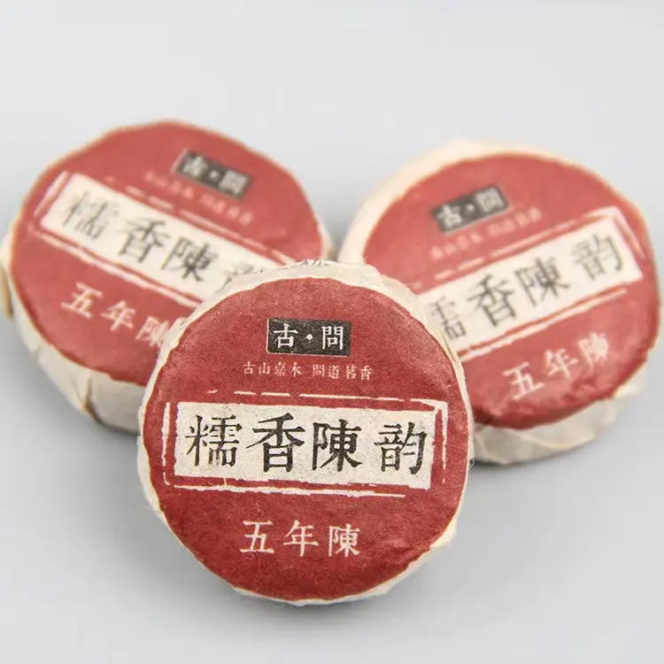 Wholesale popular health tea Sweet and soft Blister resistance Five years old Glutinous pu'er tea