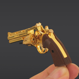 Mini <span class=keywords><strong>Python</strong></span> khẩu súng lục 70mm Đồ chơi súng Keychain giá rẻ thực tế 7cm kim loại súng hình dạng Keychain lắp ráp <span class=keywords><strong>Python</strong></span> Súng 357 Keychain - Product Image 5