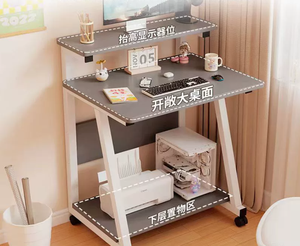 Escritorio pequeño de madera maciza Mesa auxiliar de sofá móvil simple para el hogar y la familia para uso en computadora y sala de estar pequeña - Product Image 2