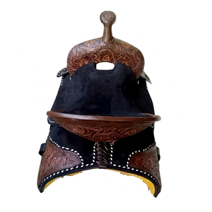 Sillín de Carreras Western Exclusivo de Alta Calidad, Cuero, Estructura de Fibra de Vidrio, Herrajes SUS304, Bellamente Hecho a Mano - Product Image 1
