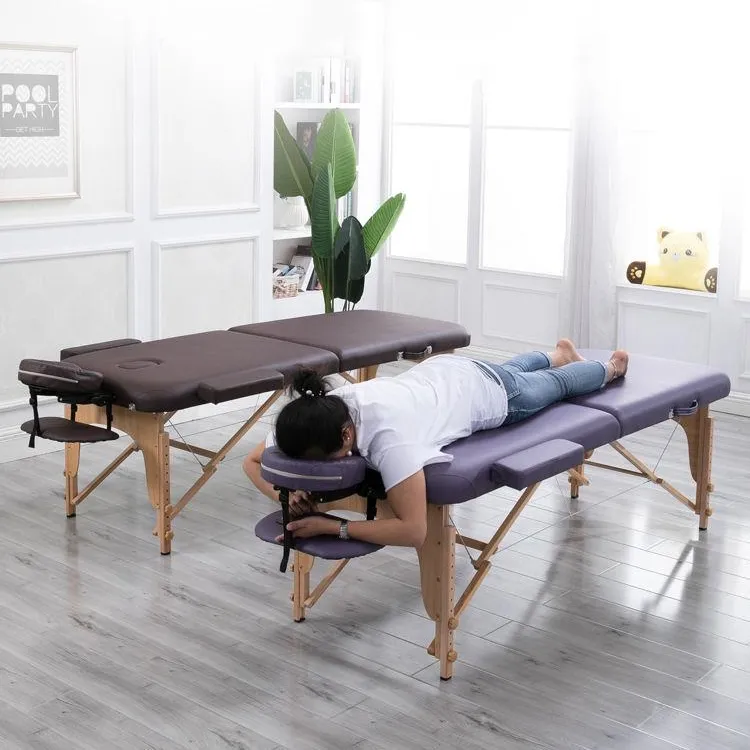 Lit de massage pliant portable Barres parallèles Lit de massage Chaise de beauté cosmétique