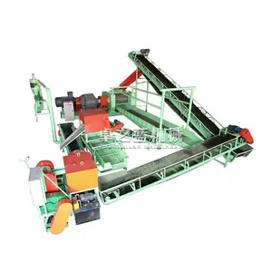 Hot selling full automatic waste tire recycling machine for rubber powder pellets