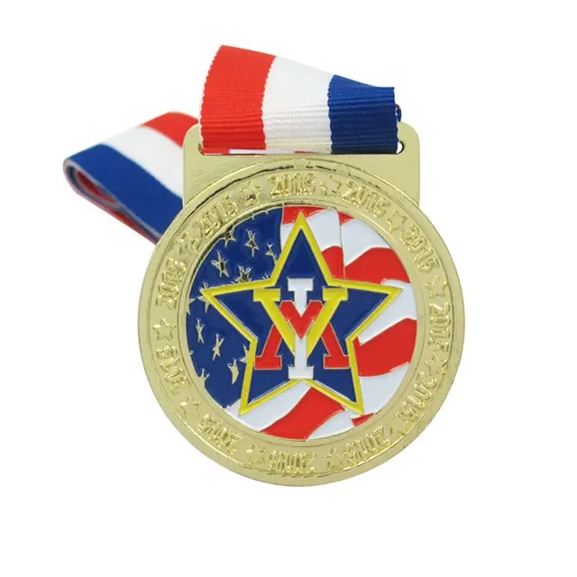 वनवे थोक 3डी मेटल अवार्ड ट्रॉफी सोना चांदी कांस्य पदक कस्टम बॉलरूम नृत्य जिमनास्टिक पदक