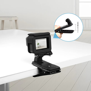 Accesorios para Cámara a <span class=keywords><strong>Precio</strong></span> de Fábrica, 4 en 1, Clip Giratorio de 360° para Mochila y Sombrero, Rec-mounts con Adaptador de Abrazadera para Teléfono - Product Image 1