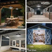 Lámparas Solares LED para Exteriores, Impermeables, para Jardín, Lámpara de Pared Dividida, Lámpara de Calle para Interiores, Doble Cabezal, Colgante, Regulable, Luz Neutra