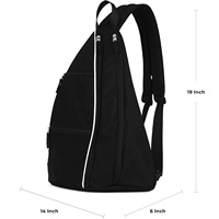 Raquette à pagaie personnalisée Pickleball Accessoires Fourre-Tout Raquette Sport Tennis Racketball Bandoulière Sacs à dos pour Femmes Hommes