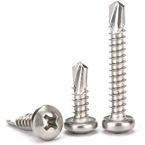 Tornillo Autorroscante Phillips de Cabeza Redonda de Acero Inoxidable 410, M4, Grado A, Nivel 4.8, para la Industria de la Construcción - Product Image 3