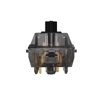 GATERON INK V2 Black Pro POM Stem Switch Paket Ritel 35 Per Kotak Sudah Dilumasi Linear 60g Kustom DIY 5pin Keyboard Mekanik
