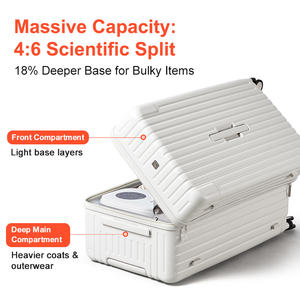 Ensembles de bagages de voyage 20 24 28 pouces en <span class=keywords><strong>polycarbonate</strong></span> PC, <span class=keywords><strong>valises</strong></span> à grandes roues silencieuses - Product Image 4