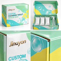 Boîte d'expédition en carton ondulé personnalisée brillante pour tablettes nettoyantes et colis fragiles