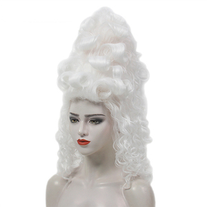 Drama Performance School Troupe Hengxian Filmación con estilo europeo Traje antiguo Palacio Festival blanco Peluca <span class=keywords><strong>de</strong></span> sombrero alto - Product Image 5