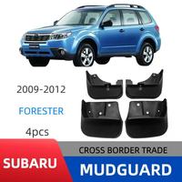 4 Pièces Garde-boue Pare-éclaboussures Protection Contre les Salissures Compatible avec Subaru Forester SH 2008-2012 Protection Avant et Arrière